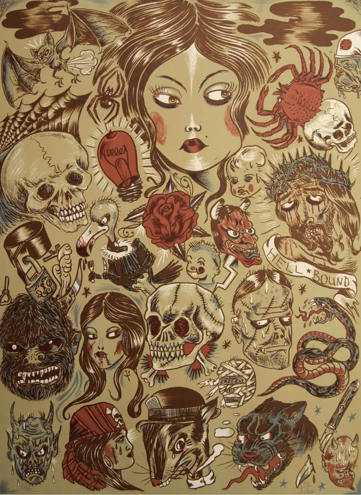 石版画 Lakra (Dr.) - Untitled