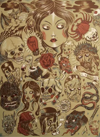 石版画 Lakra (Dr.) - Untitled