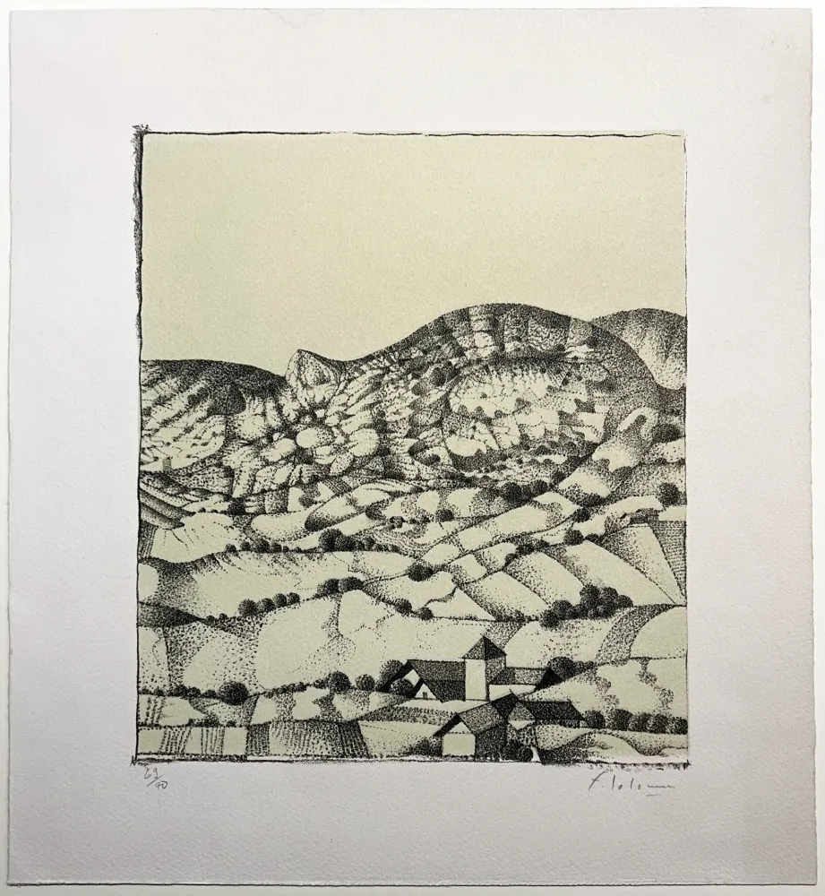 石版画 Lalanne - DANGEREUX BOCAGE. Lithographie originale.