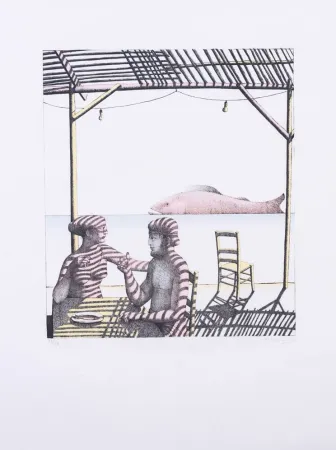 石版画 Lalanne - ULYSSE, 1978.