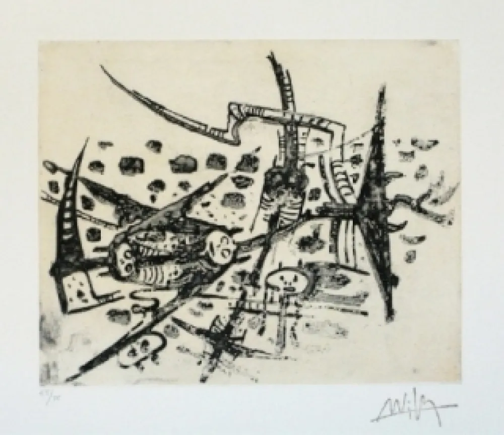 飞尘腐蚀法 Lam - Au galop, au galop n'est pas rose