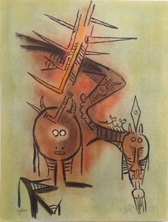 石版画 Lam - Belle Epine, from Pleni Luna 