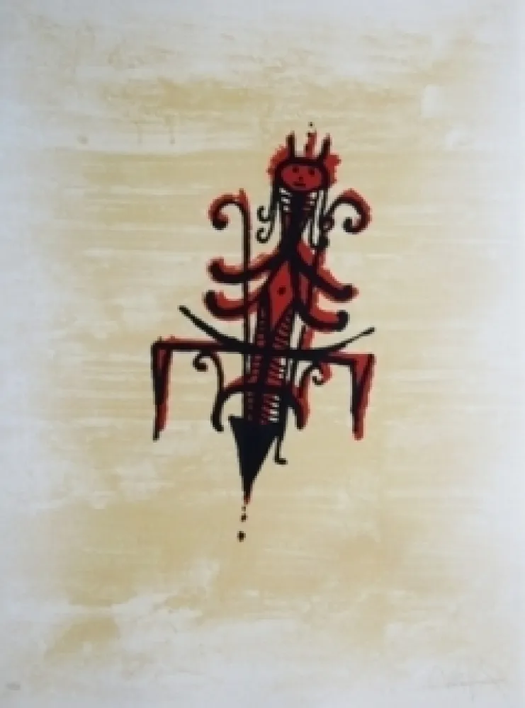 石版画 Lam - El ultimo viaje del buque fantasma 1