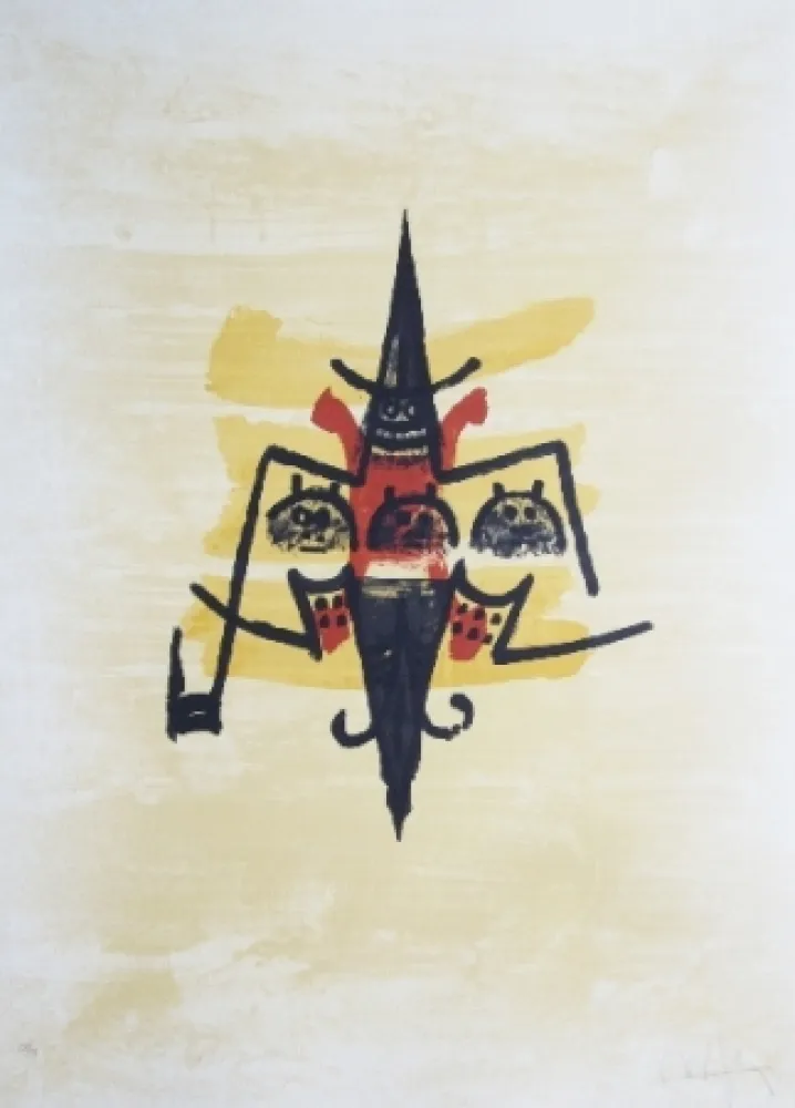 石版画 Lam -  El ultimo viaje del buque fantasma - 12