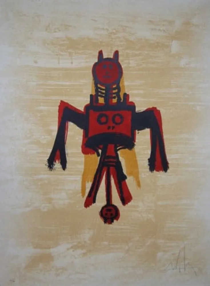 石版画 Lam - EL ÚLTIMO VIAJE DEL BUQUE FANTASMA