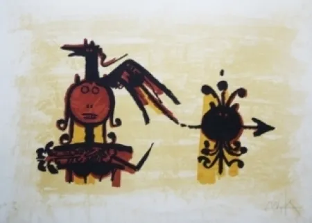 石版画 Lam - El ultimo viaje del buque fantasma