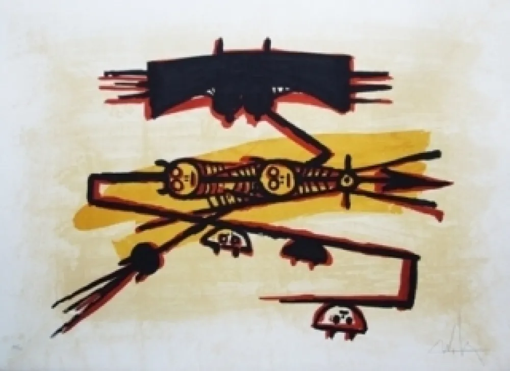 石版画 Lam - El ultimo viaje del buque fantasma