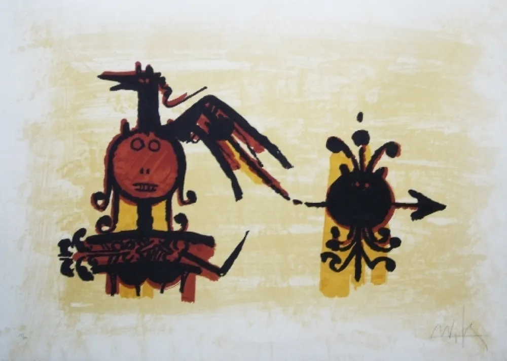 石版画 Lam - El ultimo viaje del buque fantasma - 5