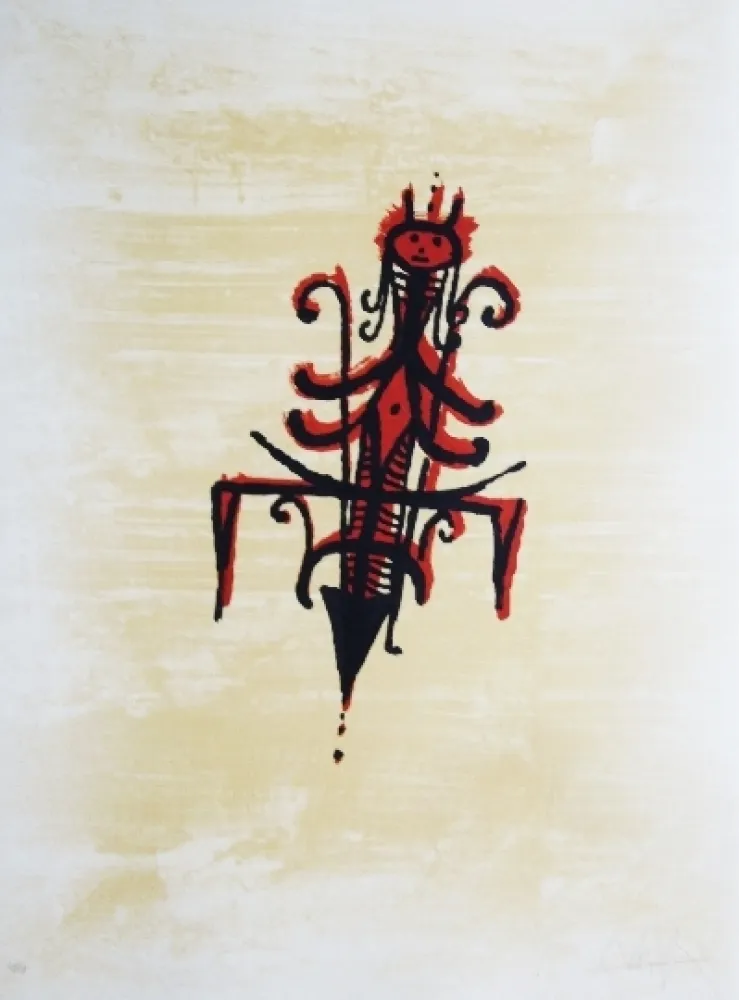 石版画 Lam - El ultimo viaje del buque fantasma - 7