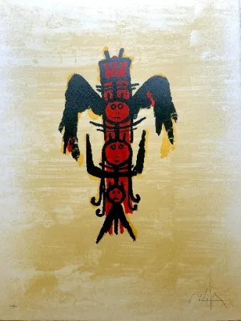 石版画 Lam - El ultimo viaje del buque fantasma - 9