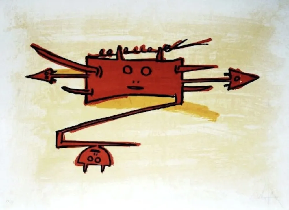 石版画 Lam - El último viaje del buque fantasma VI