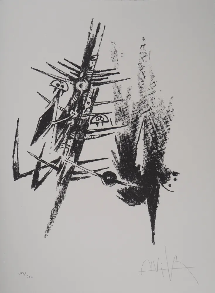 版画 Lam - Figures Fantastiques