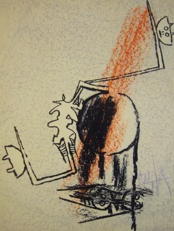 石版画 Lam -  Le monde de l'art n'est pas le monde du pardon