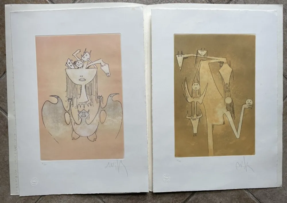 飞尘腐蚀法 Lam - Le monde magique and La sensualitè de la femme