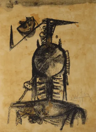石版画 Lam - Les amis, 1978 - Hand-signed