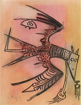 石版画 Lam - Lune Haute, from Pleni Luna 