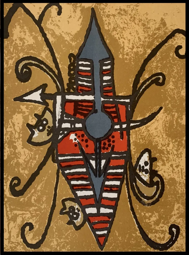 石版画 Lam - Oiseau du possible