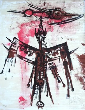 石版画 Lam - Senza titolo