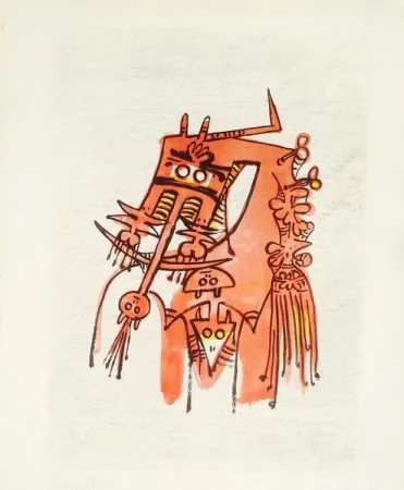 石版画 Lam - Senza titolo