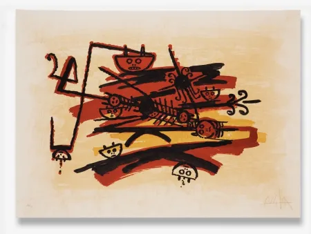 石版画 Lam - Ultimo viaje del buque fantasma