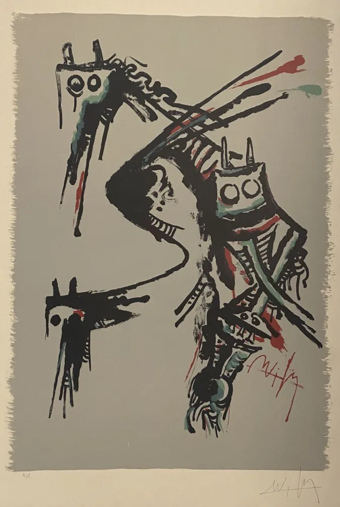 石版画 Lam - Untitled (6702)