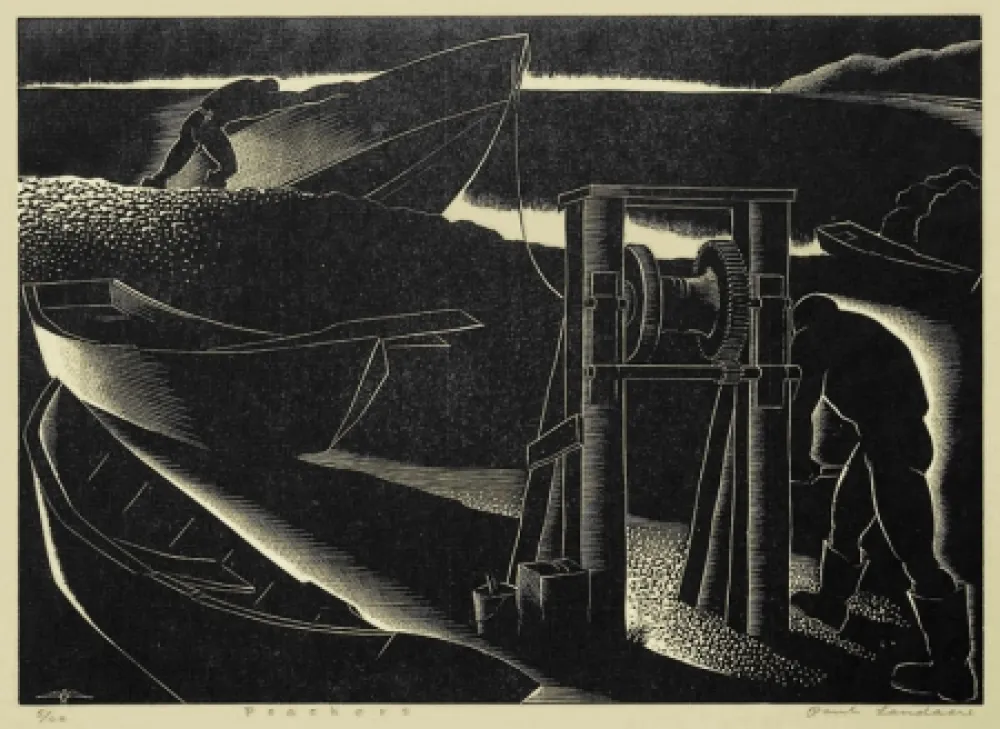 凸版印刷 Landacre - Poachers