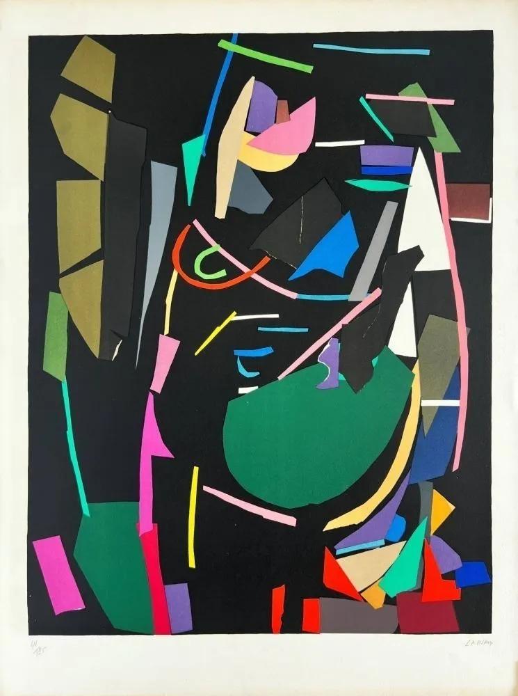 石版画 Lanskoy - Abstract Compositon