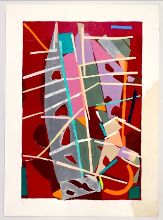 石版画 Lanskoy - Composition