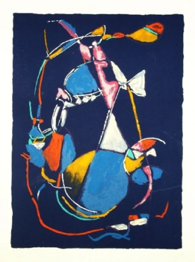 石版画 Lanskoy - Composition 7