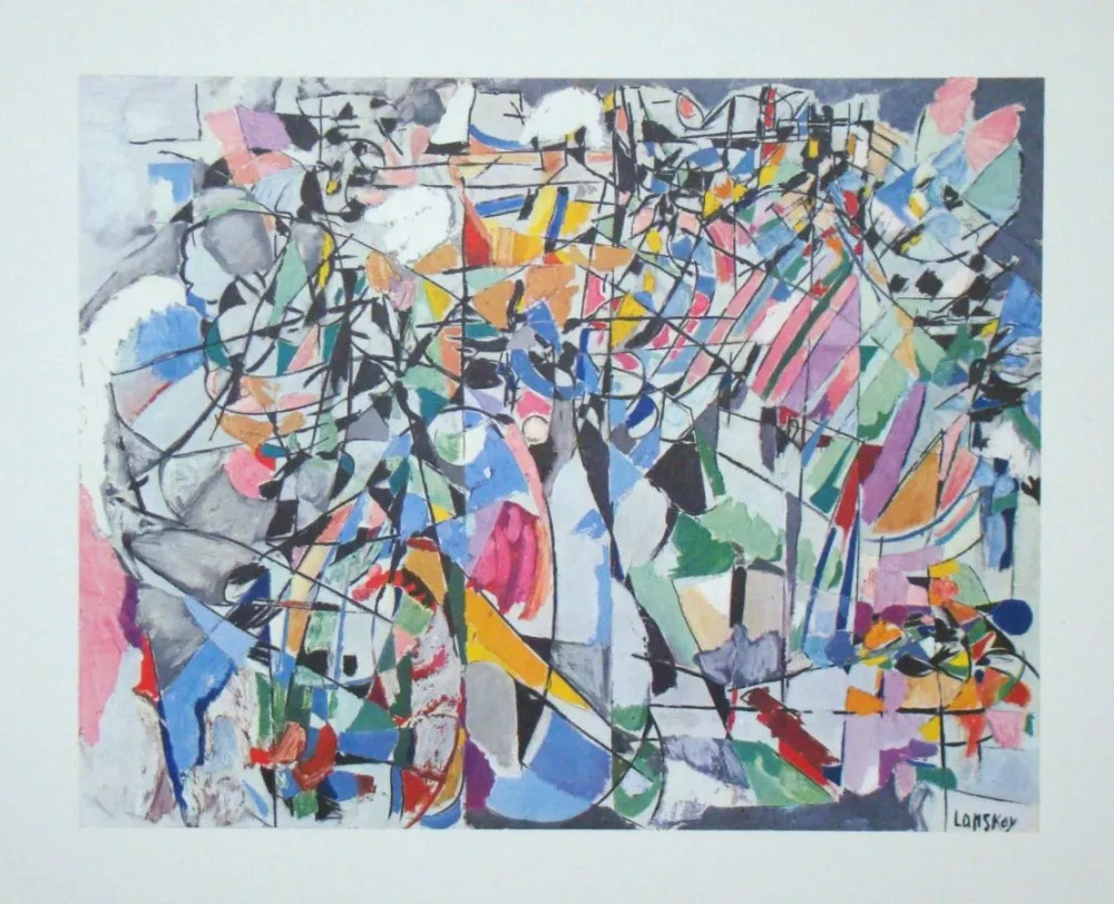 石版画 Lanskoy - Les heures, les jours et les années