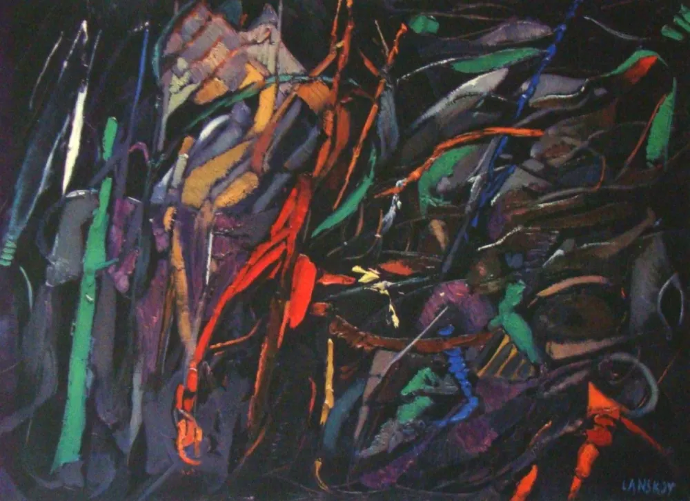 石版画 Lanskoy - Nostalgie vaincue