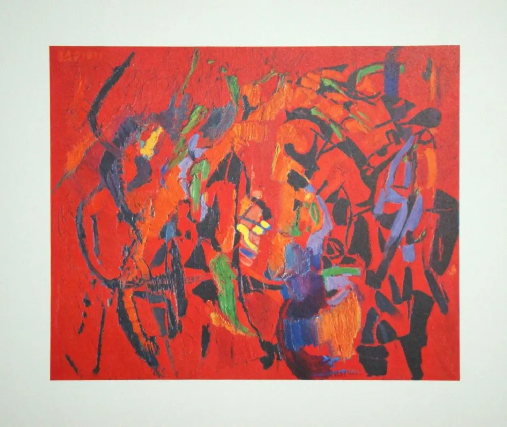 石版画 Lanskoy - Rupture poétique