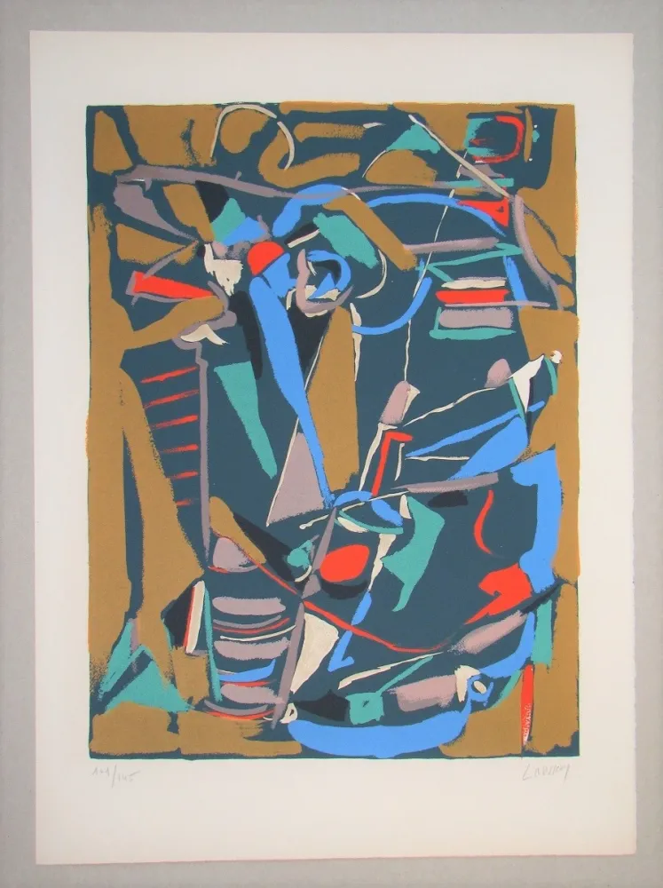 石版画 Lanskoy - Sans titre