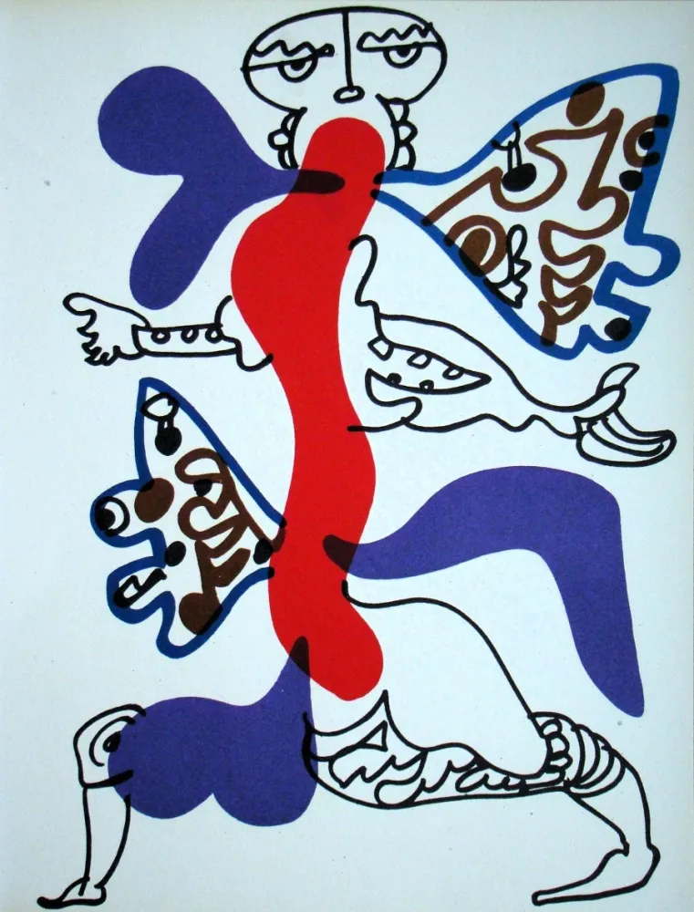 石版画 Lapicque - Apocalypse