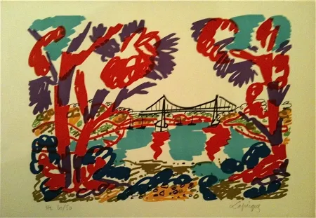 石版画 Lapicque - Sans titre