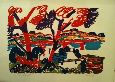 石版画 Lapicque - Sans titre