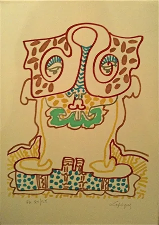 石版画 Lapicque - Sans titre