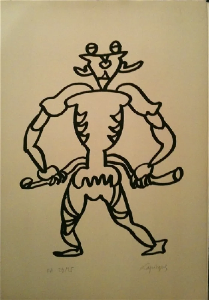 石版画 Lapicque - Sans titre