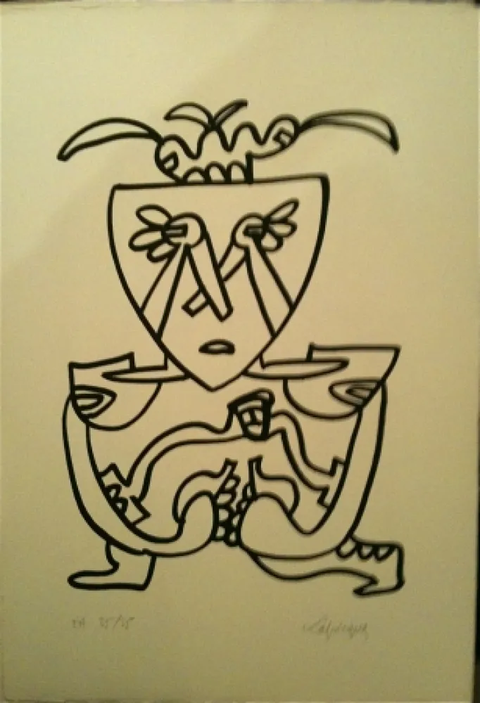 石版画 Lapicque - Sans titre