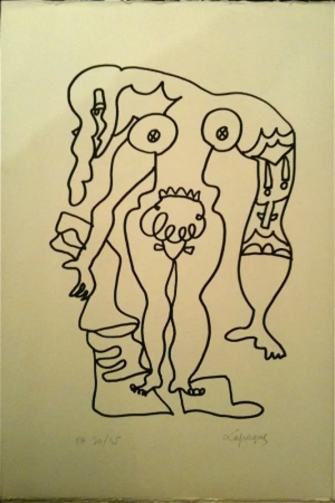 石版画 Lapicque - Sans titre