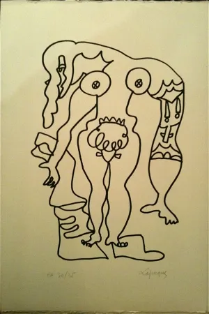 石版画 Lapicque - Sans titre