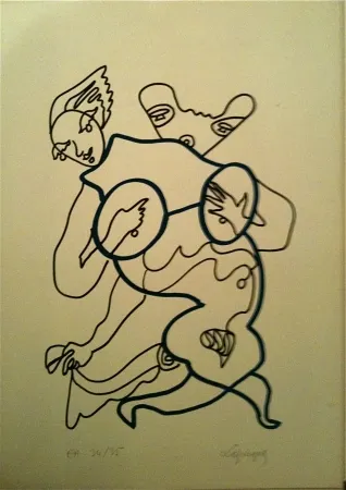 石版画 Lapicque - Sans titre