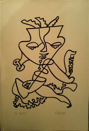 石版画 Lapicque - Sans titre