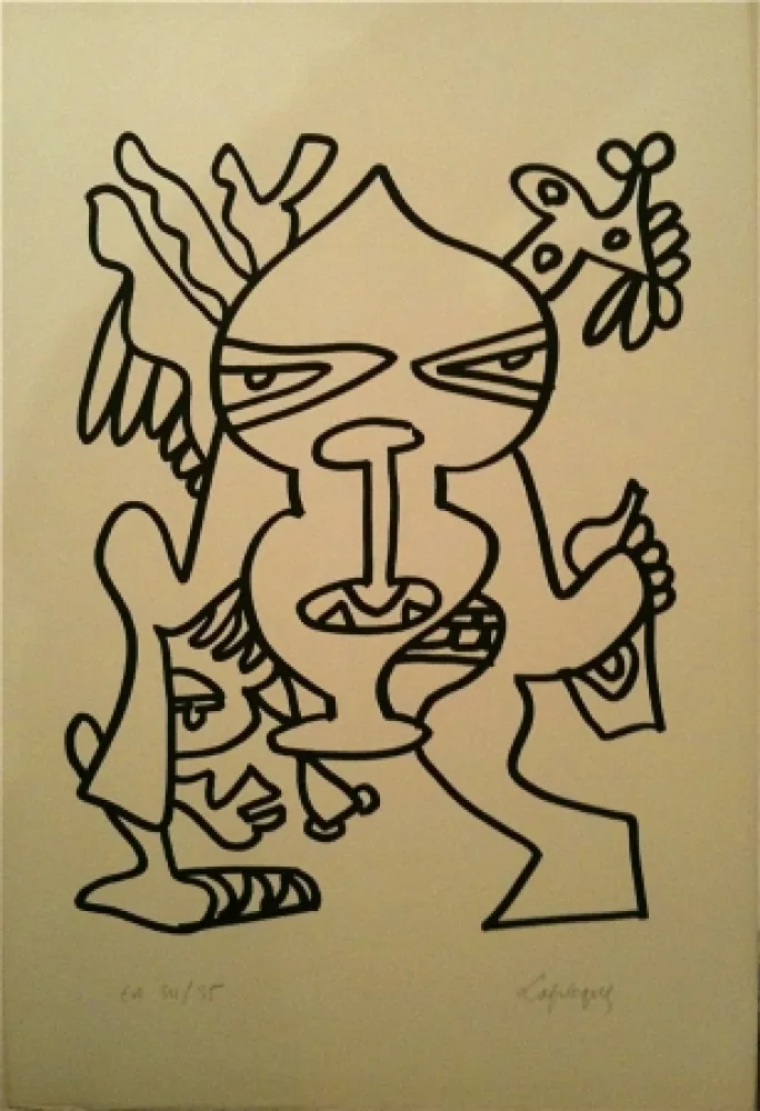 石版画 Lapicque - Sans titre