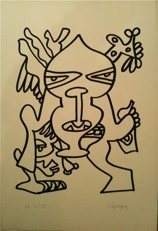 石版画 Lapicque - Sans titre
