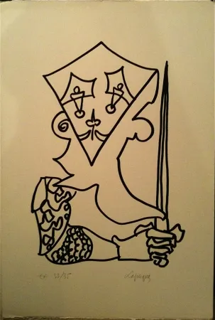 石版画 Lapicque - Sans titre