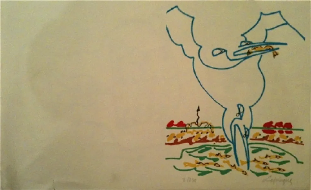 石版画 Lapicque - Sans titre