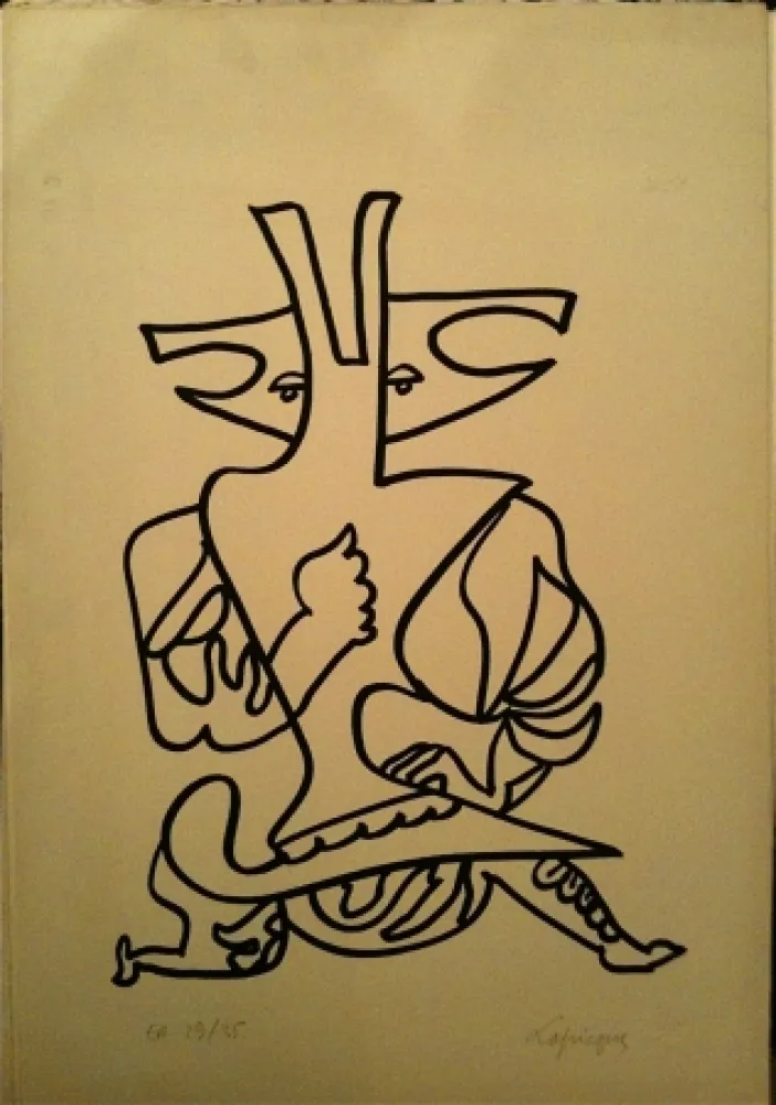 石版画 Lapicque - Sans titre