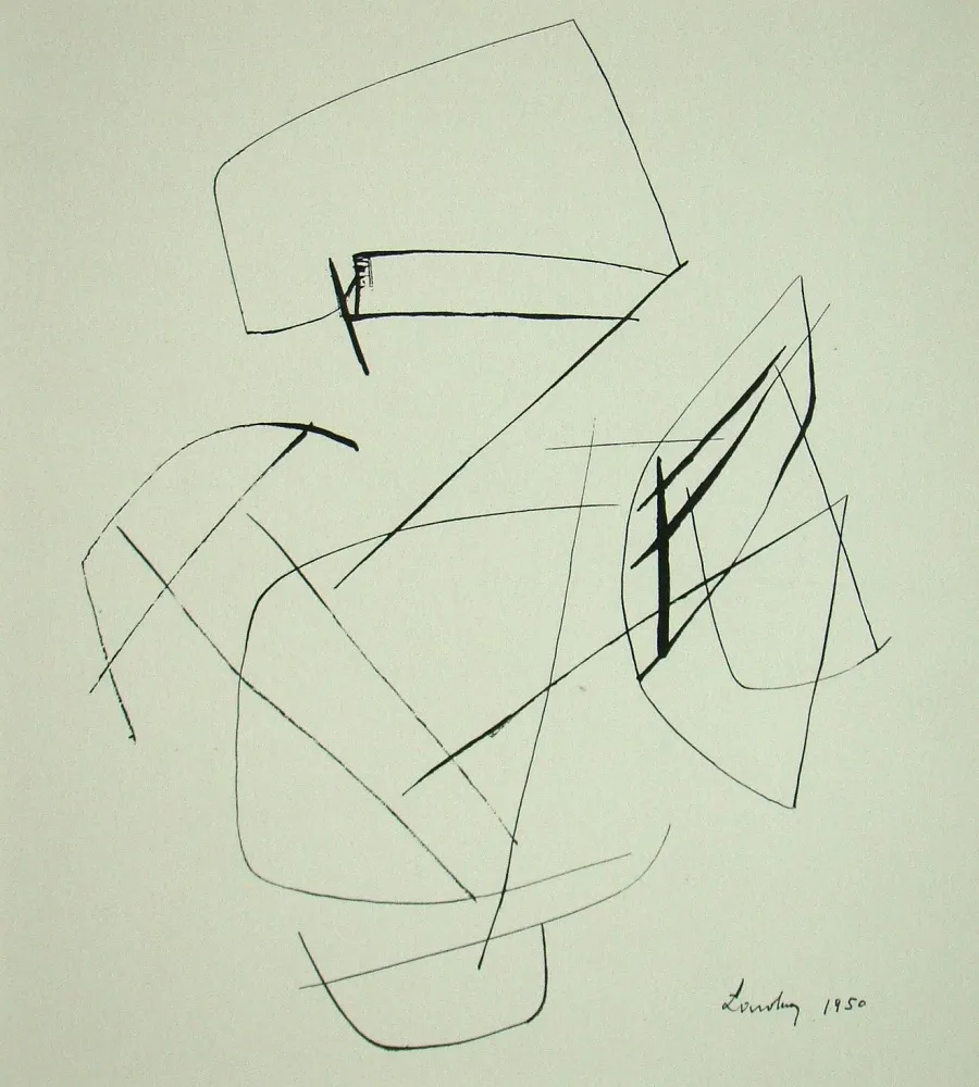 镂版印刷 Lardera - Composition abstrait