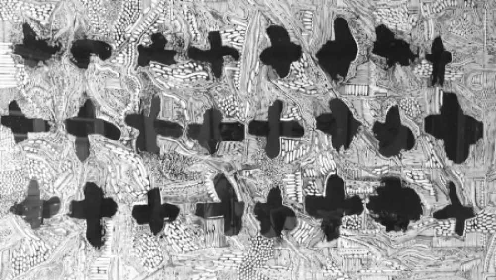 油毡版画 Larrouturou - Signes